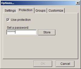 Figure 2.2 - Protection Options Dialog Box